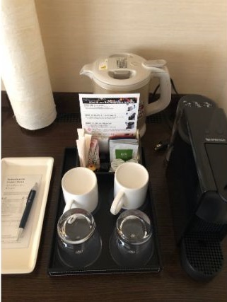 シェラトン都ホテル東京の無料のコーヒー類
