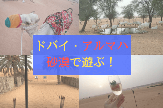 ドバイのアルマハの砂漠アクティビティーイメージ