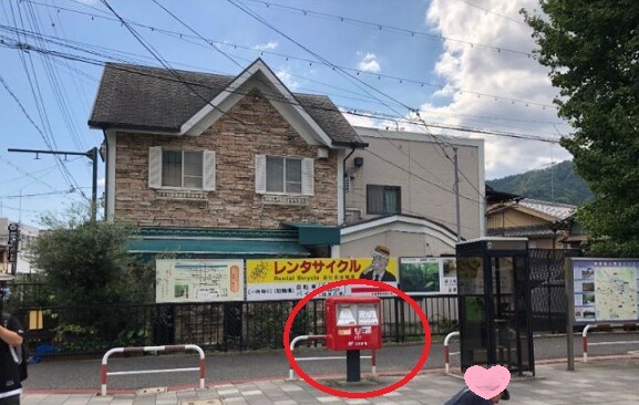 翠嵐の人力車送迎サービスの待ち合わせ場所