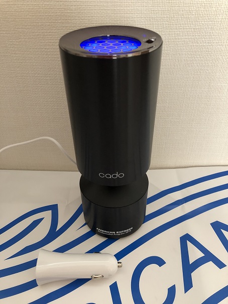 アメックスからアンバサダーが貰った空気清浄機