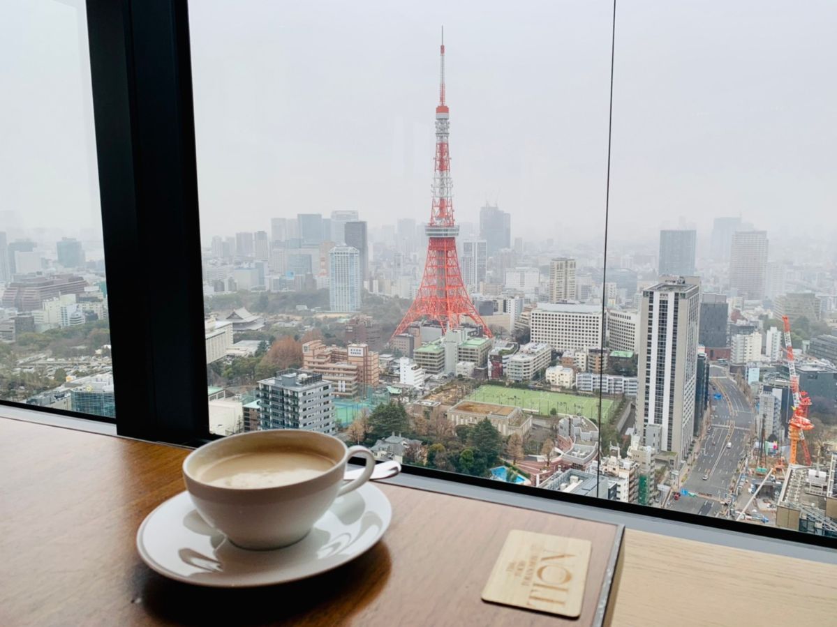 カフェラテと東京タワー