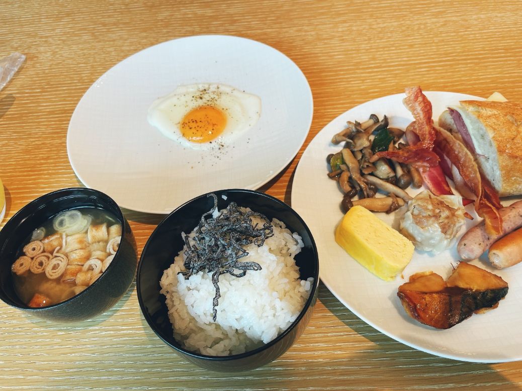 ウェスティン横浜のラウンジで食べた朝食