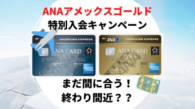 ANAアメックスゴールド入会キャンペーン
